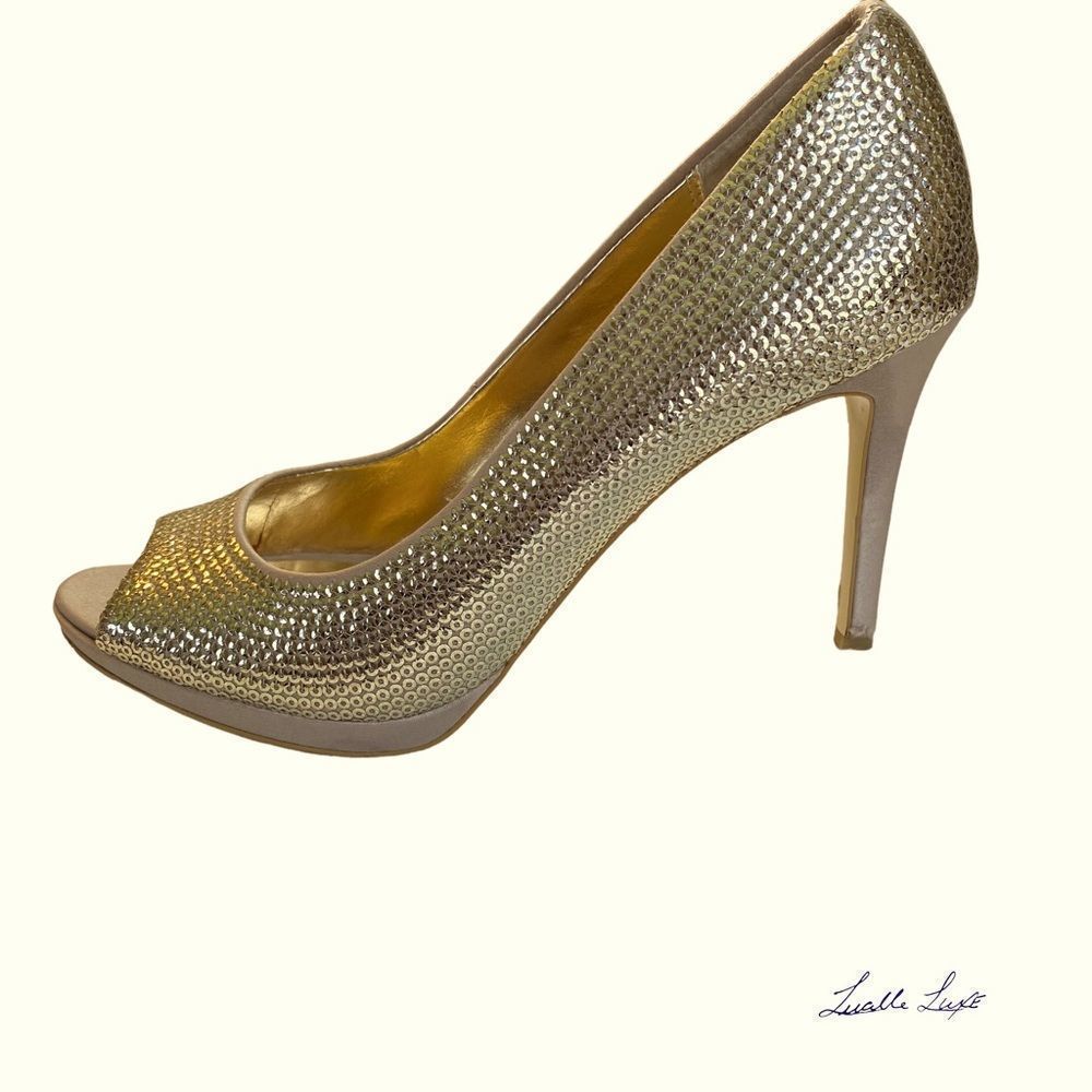 Vintage Michael Kors sequined heels